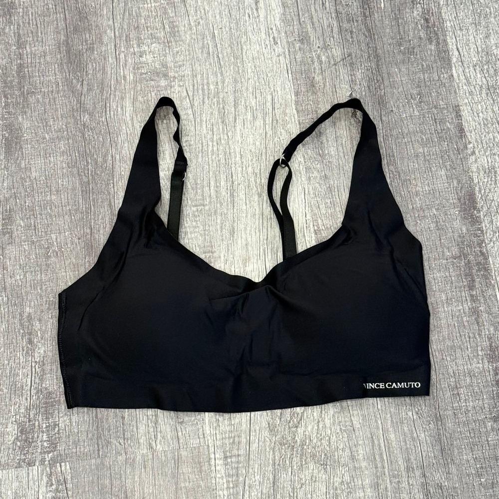 Like New! Vince Camuto Small Black‎ Molded Cup Bralette Sports Bra